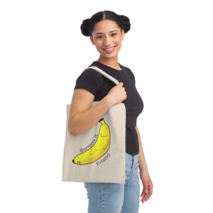 Banana is Friend Canvas Tote Bag